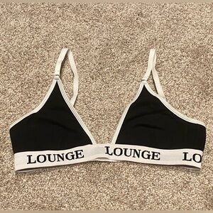 Lounge unpadded triangle bralette